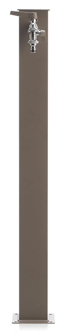 Fontana da Giardino con Doppio Rubinetto Belfer 42/QRR Tortora