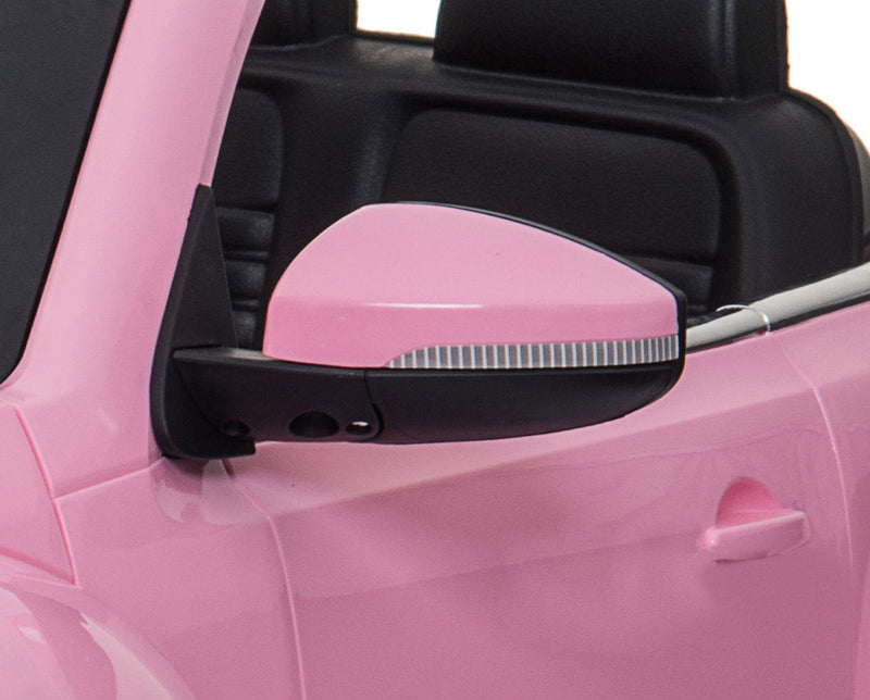 Macchina Elettrica per Bambini 12V con Licenza Volkswagen Maggiolino Rosa