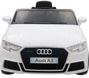 Macchina Elettrica per Bambini 12V con Licenza Audi A3 Bianca