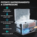 Frigorifero Portatile 72,6x42,2x50 cm Capacità 42,5L a Compressore con Controllo App Verde      