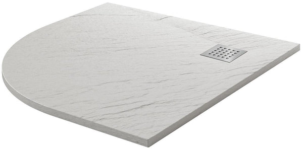 acquista Piatto Doccia Semicircolare 90x90 cm in Acrilico Fosterberg Azalea 4 Bianco
