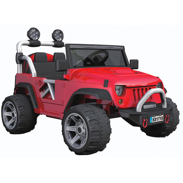 acquista Macchina Elettrica per Bambini 12V 2 Posti Miller Overland Rossa