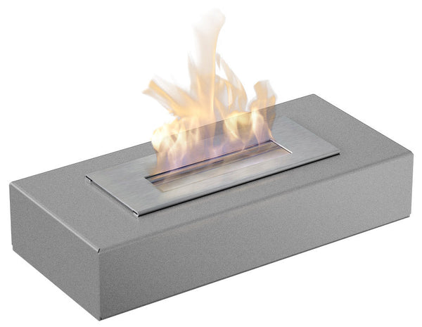 acquista Camino a Bioetanolo da Tavolo 34x15,5 cm Flig Rialto Mini Grigio
