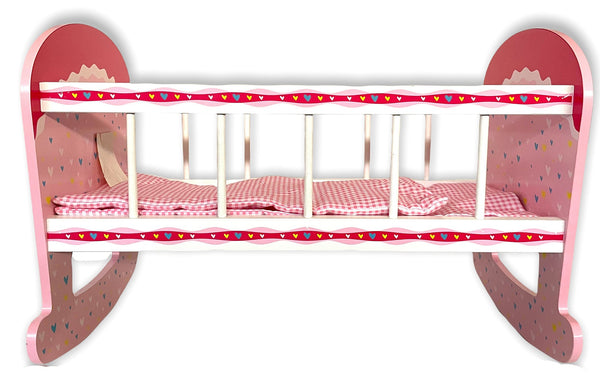 Culla per Bambola 48,5x30x33 cm in Legno sconto