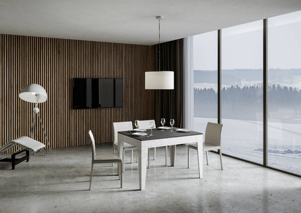 Tavolo Allungabile 120-180x90x77 cm Cico Mix Antracite Spatolato prezzo