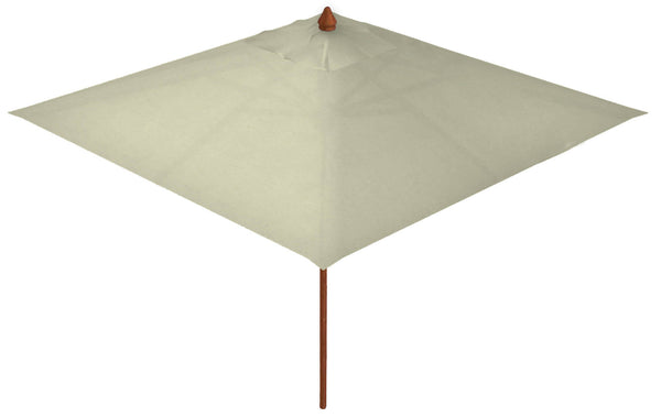 Ombrellone da Giardino 4x4 m Palo Ø60 mm in Legno Telo in Acrilico Danieli Bangkok Ecrù sconto