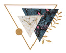 Orologio da Muro Triangle 75x4,5x59 cm in Ferro