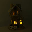 Casetta in Legno con Led naturale cm 19x14xh31