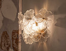 Lampada da Muro Ibiscus 33x17x28 cm in Vetro e Ferro Multicolor      