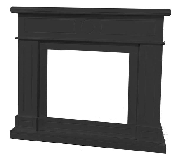 Cornice da Pavimento per Inserto Camino Elettrico 95x102x21,5 cm in MDF Sined Lipari Grigio prezzo