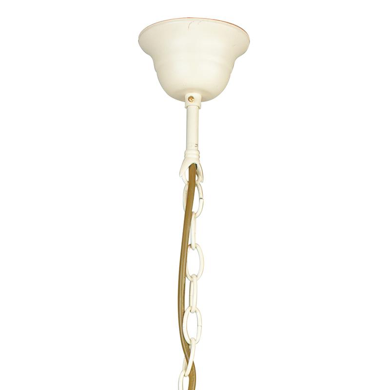 Lampadario Sospeso Decoro a Mano Metallo Vetro Classico Interno E14