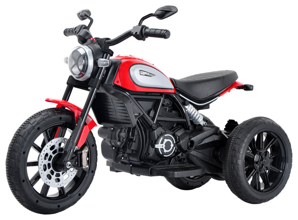 Moto Elettrica per Bambini Licenza Ufficiale Ducati Scrambler 12V 3,5Ah Rosso prezzo