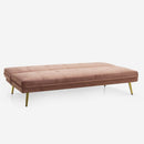 Divano Letto Clic Clac 180x89x78 cm in Poliestere Rosa