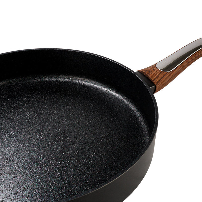 Padella Ø 20 cm Antiaderente Induzione Silex Elegance Wood Nero