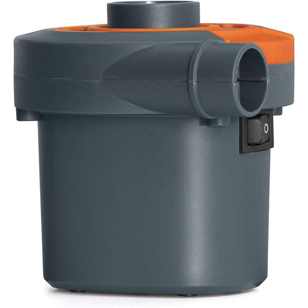 Pompa di Gonfiaggio Elettrica 12 Volt Colore Grigio 3 Adattatori per Valvole online