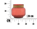 Vaso Rope Florero Bordeaux Ø20x18 cm Vetro