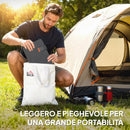 Caricabatteria Solare 36W Pieghevole con Attacco Tipo-C Impermeabile IP67 in ETFE Grigio      