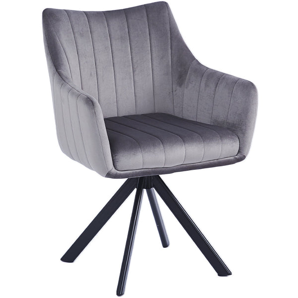 Poltrona Girevole Casa Ufficio Ergonomica Poltrona con Rivestimento Velluto Marrone acquista