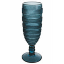 Set 6 Bicchieri da Champagne Geometrie in Vetro VdE Tivoli 1996 6 Colori Differenti