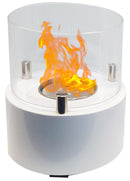 Camino a Bioetanolo da Tavolo Ø13x15,8cm Vannini Giotto Candle Bianco