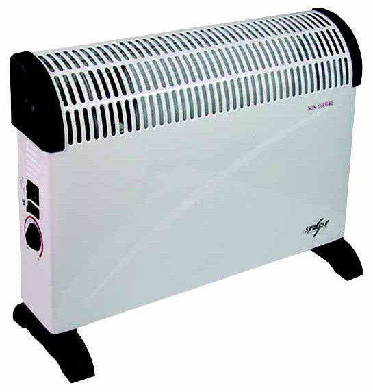 sconto Termoconvettore Elettrico Ventilato 2000W Beker Bianco