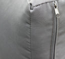 Salotto Angolare Tokyo con Cuscini in Alluminio Bianco