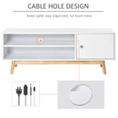 Mobile TV 120x39,5x44,5 cm per TV fino a 50 Bianco