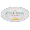 Set 4 Piattini Dolce Ø19x1,5 cm in New Bone China VdE Tivoli 1996 Le Travisate Bianco