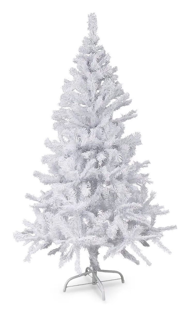 Albero di Natale Artificiale 536 Punte 180 cm Bianco