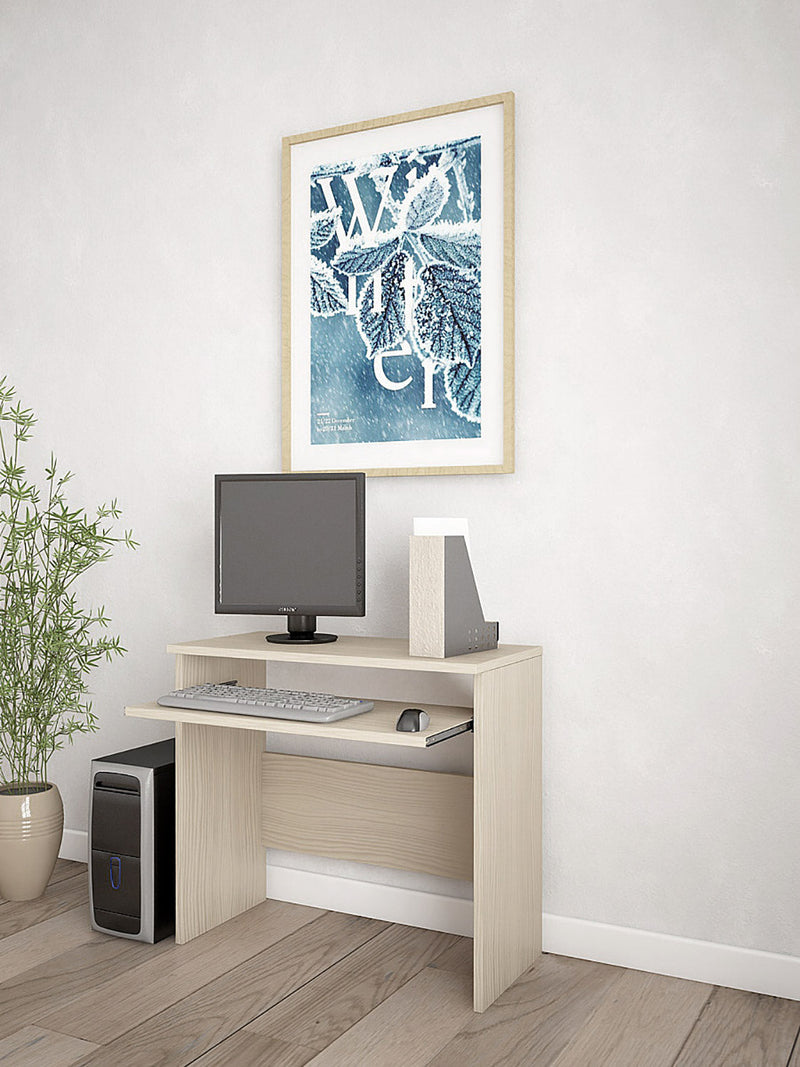 Scrivania Porta PC da Ufficio 80x50x75 cm in Legno Olmo