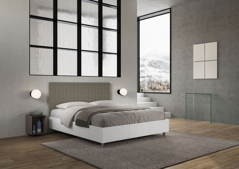 Letto Matrimoniale Burmy Cappuccino Varie Misure