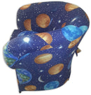 Poltrona Imbottita 65x65x75 cm in Tessuto Renier Planetario