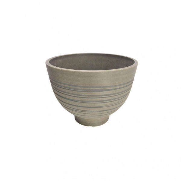 Vaso Medio Narciso Ø39x28 cm in Fibra sintetica Antracite sconto