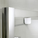 Box Doccia 3 Lati 1 Anta Battente In Cristallo Trasparente 6mm H185 Fosterberg Koge Trio Varie Misure