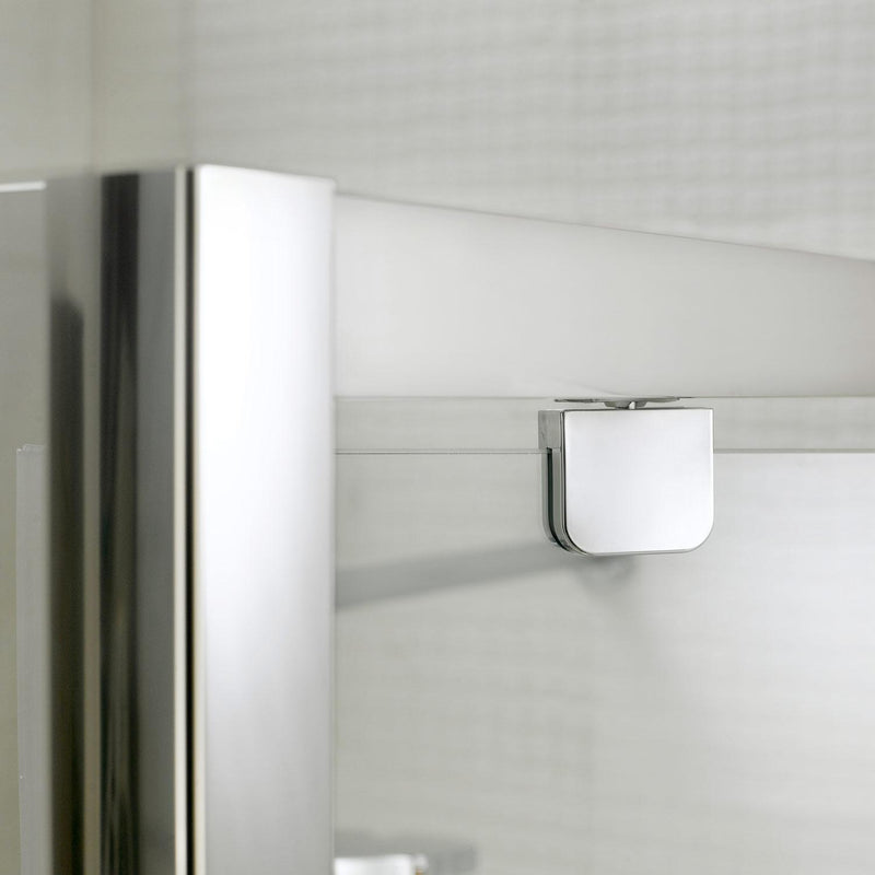 Box Doccia 3 Lati 1 Anta Battente In Cristallo Trasparente 6mm H185 Fosterberg Koge Trio Varie Misure