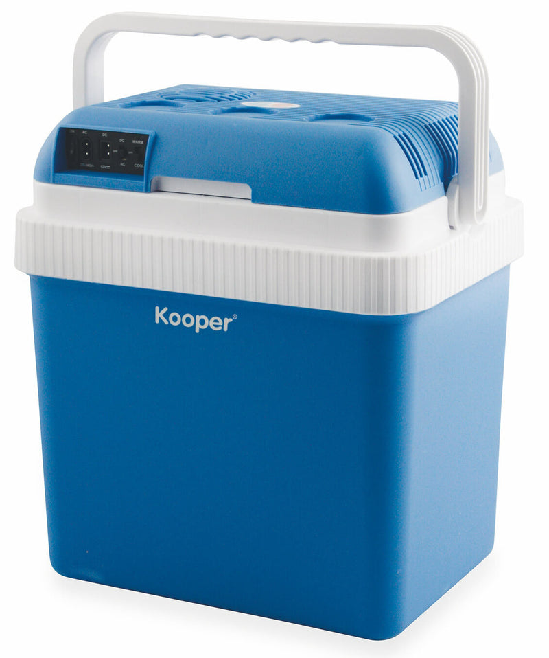 Frigo Portatile Termoelettrico Caldo/Freddo 24 Litri 49W Kooper Blu