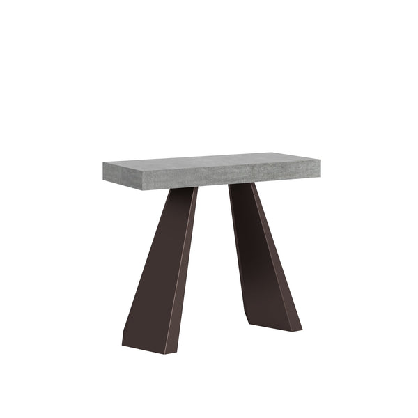 prezzo Consolle Allungabile 90-300x40x77 cm in Nobilitato Grigio