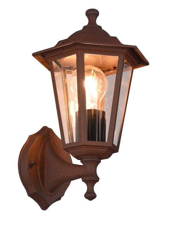 Applique da Esterno Attacco E27 in Alluminio Ruggine online