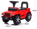 Macchina Cavalcabile per Bambini con Licenza Jeep Rubicon Rossa