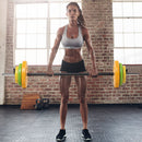 Set Bilanciere e Dischi da 20Kg Totali  6 Pesi 2 Clip di Fissaggio e Presa Antiscivolo in Metallo e PU Multicolore   