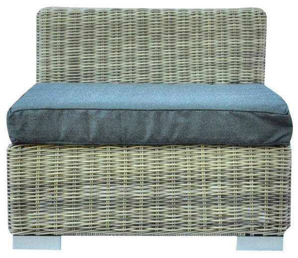 prezzo Poltrona da Giardino in Wicker con Cuscini Vorghini Antigua