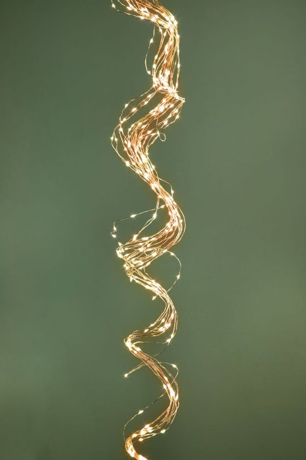 Luci di Natale Capelli Angelo 720 Led 3,2 mt da Esterno in Metallo e Plastica prezzo