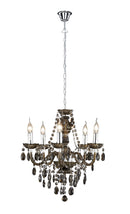 Lampadario Sospeso da Interno Attacco E14 in Metallo Cromo