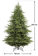 Albero di Natale Artificiale Trentino Verde Varie Misure