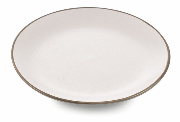Set 6 Piatti Piani Ø26,7x3 cm in Gres Villa d'Este Home Tivoli Kora Light Bianchi sconto