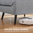 Poltrona Letto 75x88x78 cm con Schienale Regolabile e Cuscino in Tessuto Effetto Lino Grigio Chiaro      
