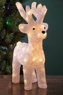 Renna con 50 Led.H38 cm in Plastica