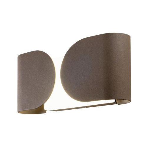 acquista Applique da Esterno a LED 12W Aperta Sovil Gaia Marrone