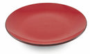 Set 6 Piatti Piani Ø27x3,5 cm in Gres Villa d'Este Home Tivoli Baita Glazed Rossi