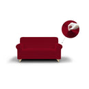 Copridivano Elasticizzato in Poliestere Dahlia Bordeaux Varie Misure